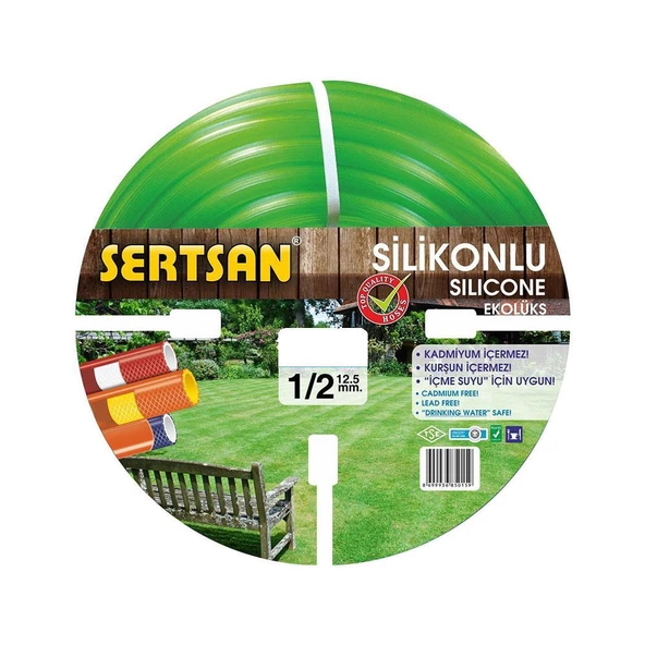 Sertsan 1/2 Ekolüks Silikonlu Hortum 25 Metre