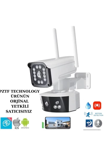 O-kam 3032 6mp-Wifi Ptz Camera-3 Kameralı-Geniş Açı-Orijinal-TekRenkMarket-Yetkili Satıcı-Adaptör Hediye