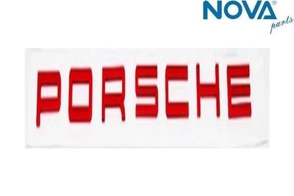 99204481900041 Yazı Porsche Kırmızı (2.5*35 Cm ) Porsche