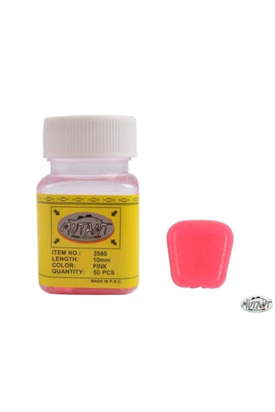 3560 Pop Corn Silikon Mısır 50 Li Kutuda Pembe