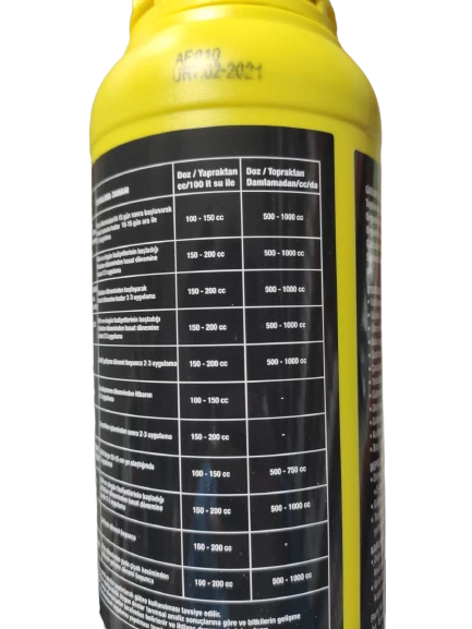 Meb Amino Fortis Bitkisel Menşeli Sıvı Organik Gübre (1 Litre) - Resim 3