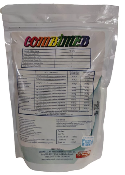 Mebor Combimeb Mikro Bitki Besin Maddeleri (1 Kilogram) - 2