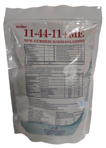 Meb 11 44 11 NPK Gübresi Harmanlanmış (1 Kilogram) - 2