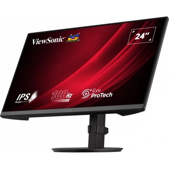 VIEWSONIC 23.8 IPS VG2408A-MHD 5MS 100HZ HDMI-DP PIVOT KURUMSAL MONİTÖR - 5