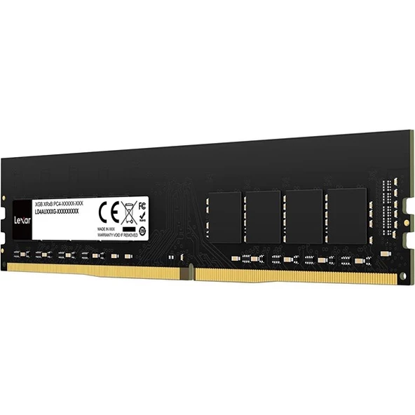 LEXAR 16GB DDR4 3200MHZ CL22 PC RAM VALUE LD4AU016G-B3200GSST ürün görseli 1