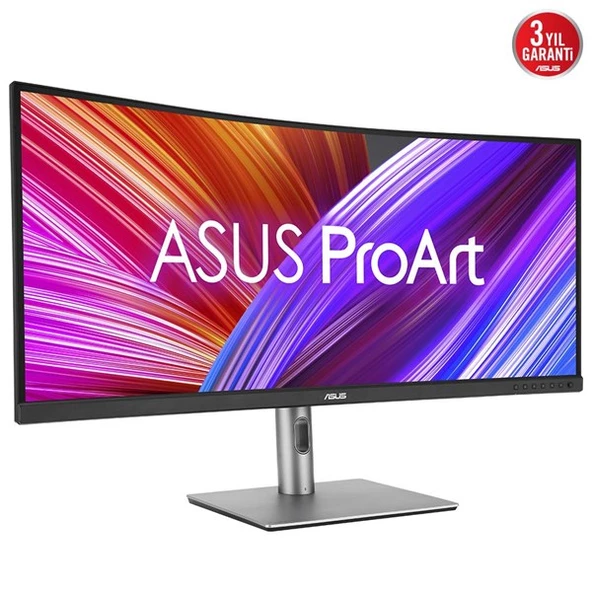 ASUS 34" VA PROART PA34VCNV 5MS 60HZ HDMI-DP KAVISLI GRAFİK TASARIM MONİTÖRÜ 3440X1440 - Resim 3