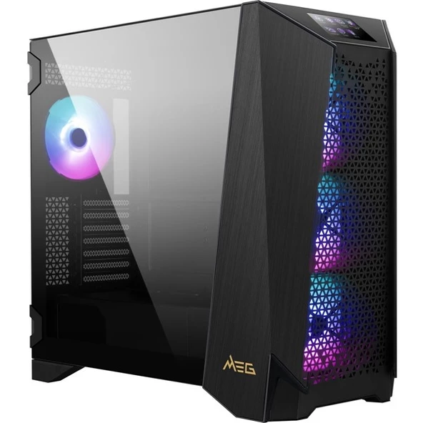 MSI MEG PROSPECT 700R 4-RGB FANLI DOKUNMATIK LCD PANELLİ GAMING E-ATX PC KASASI - 2