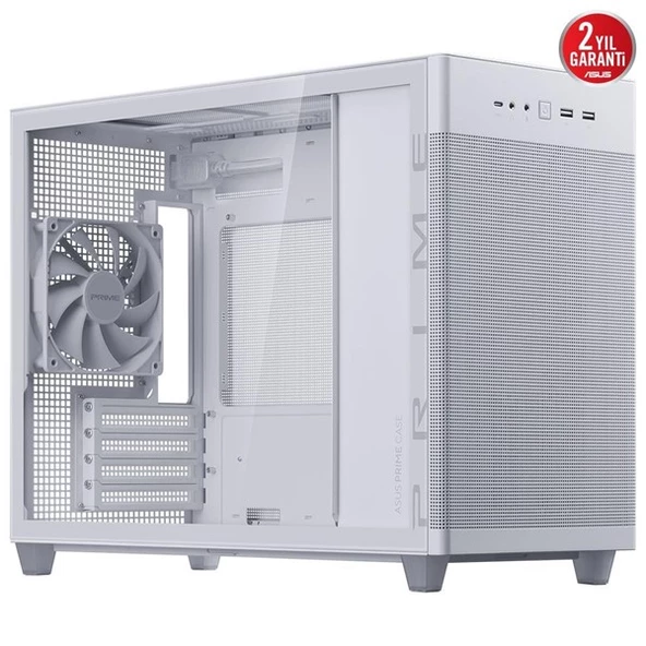 ASUS PRIME AP201 Gaming Mid-Tower PC Kasası Beyaz - 2