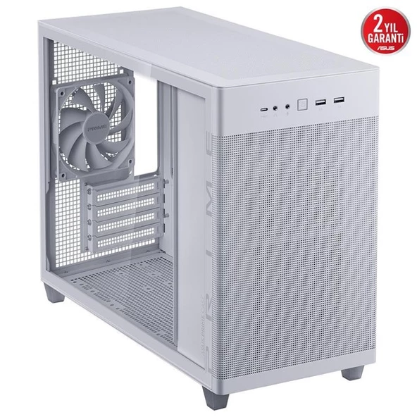 ASUS PRIME AP201 Gaming Mid-Tower PC Kasası Beyaz - 6