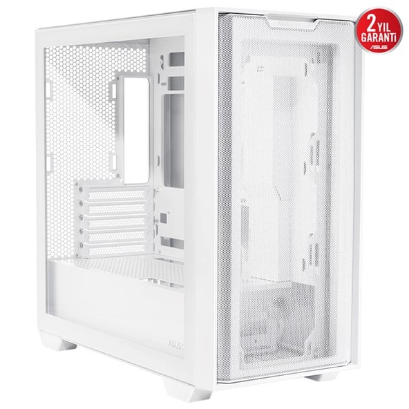 ASUS A21 PLUS GAMING FANSIZ MID-TOWER PC KASASI BEYAZ - 5