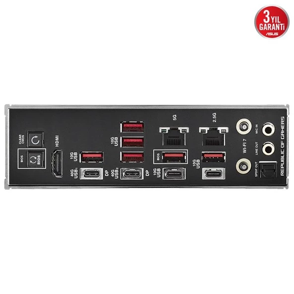 ASUS ROG CROSSHAIR X870E HERO DDR5 HDMI DP PCIE 5.0 AM5 ATX - Resim 9