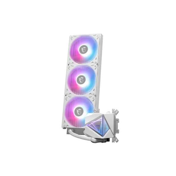 MSI 360MM MAG CORELIQUID I360 RGB AM5-1700P SIVI SOĞUTMALI İŞLEMCİ FANI BEYAZ - Resim 2
