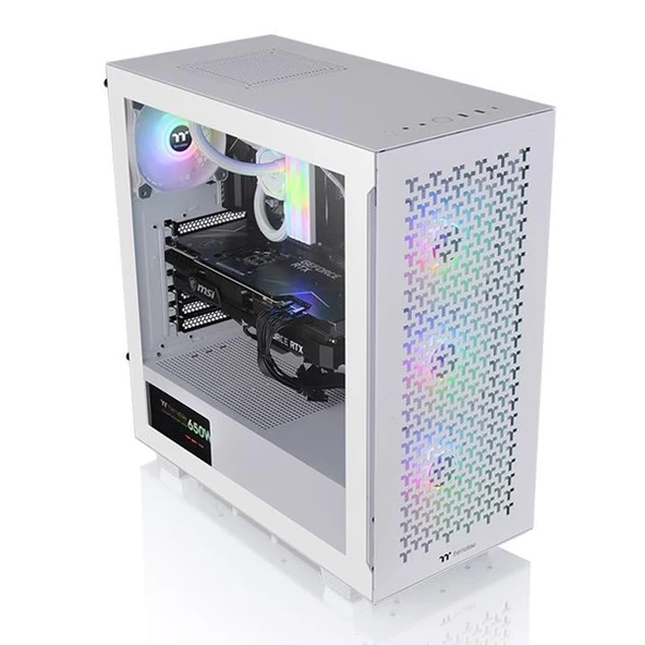 THERMALTAKE AIR SNOW V350 TG CA-1S3-00M6WN-03 GAMING MID-TOWER PC KASASI BEYAZ - 2
