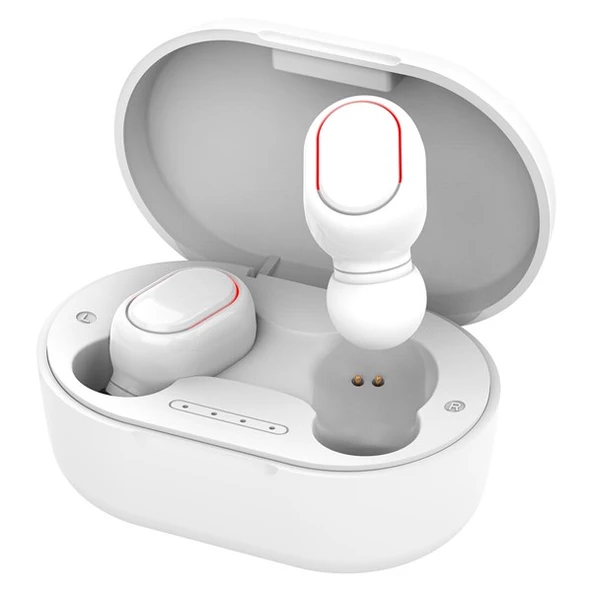 Asonic As-Tws7s Beyaz Mobil Telefon Uyumlu Bluetooth Tws Airpods Mikrofonlu Kulaklık