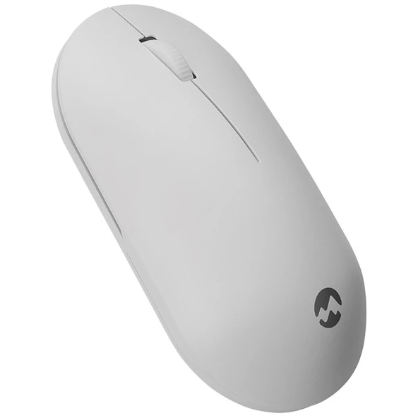 EVEREST Kablosuz 1600dpi Sessiz Beyaz Mouse Şarj Edilebilir SMW-399 ürün görseli 1
