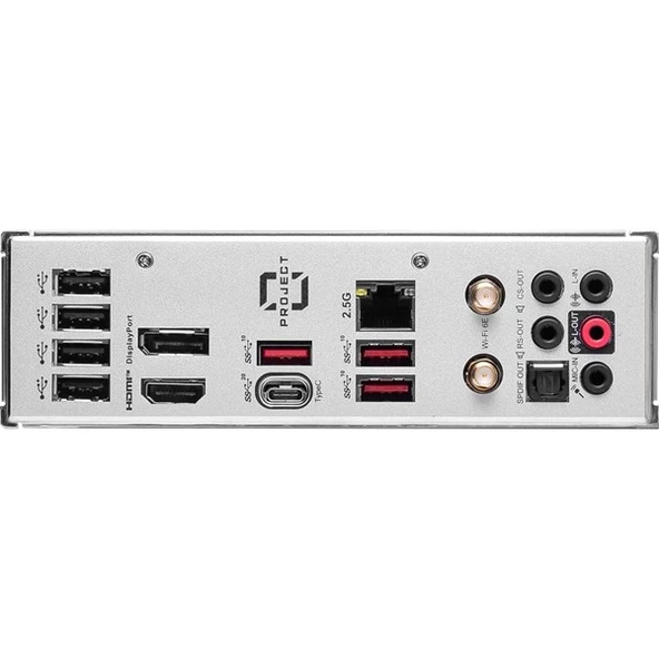 MSI B760M PROJECT ZERO WIFI-6E DDR5  HDMI-DP PCIE 4.0 1700P MATX - 6