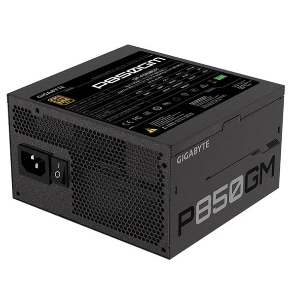GIGABYTE 850W 80+ GOLD GP-P850GM Tam Modüler Power Supply - Resim 8