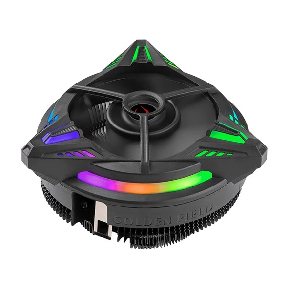 RAMPAGE 120mm COOLBLADE RM-C03 RGB Hava Soğutmalı AM5-1700p İşlemci Fanı ürün görseli 1