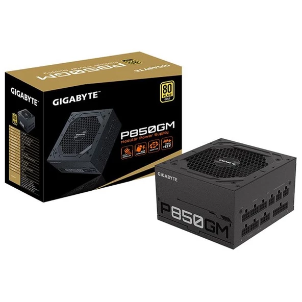 GIGABYTE 850W 80+ GOLD GP-P850GM Tam Modüler Power Supply - Resim 6
