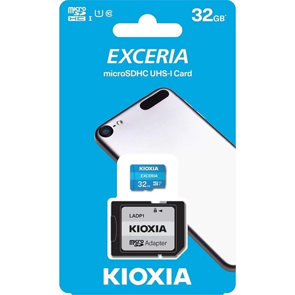 KIOXIA MicroSD 32GB EXCERIA LMEX1L032GG2 Class10 Hafıza Kartı - 2
