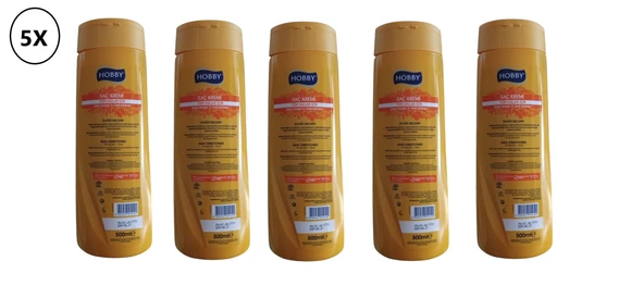 Hobby Klasik Balsam Saç Kremi 500 Ml X 5 ADET - 2