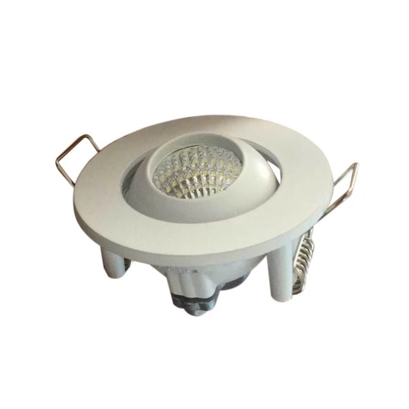 Ack AH06-00330 3W Led Spot Armatür Beyaz Kasa 6500K Beyaz
