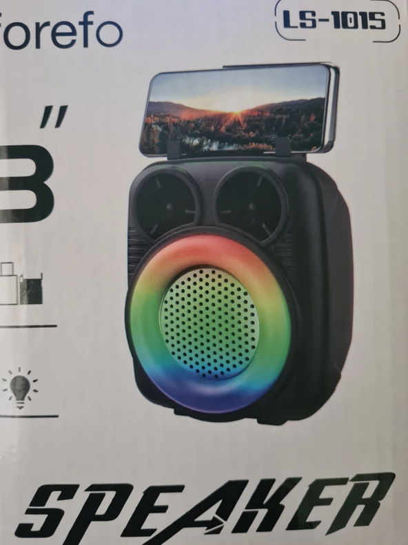 Işıklı stantli hoparlör speaker