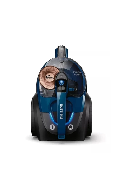 Philips Powerpro Max Toz Torbasız Süpürge , 900 W , Hepa 13 , Mavi , A Sınıf , 2 Litre , - 1
