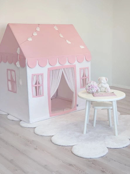 Pamuka  Pembe-Beyaz Medium Oyun Evi