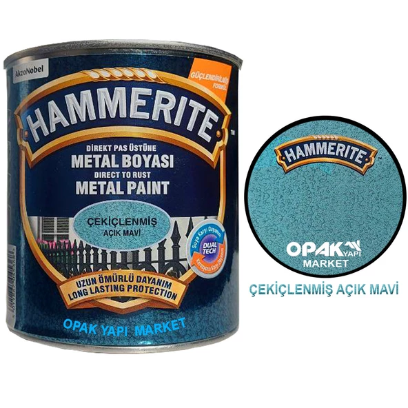 Marshall Hammerite Çekiçlenmiş Açık Mavi 2,5lt (3,5 Kg) ürün görseli 1