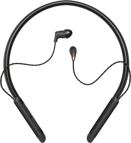 Klipsch T5 Boyun Bantlı Kablosuz IPX4 cVc 8.0 Gürültü Önleme Kulak İçi Bluetooth Kulaklık Siyah Teşhir