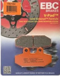 HD FatBoy-Heritage-Brakeout-Bob 18-20 Yarı Sinter Arka Fren Blata
