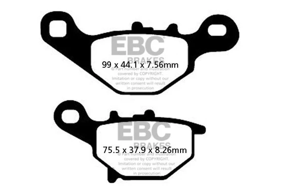 EBC SFA396 SUZUKİ ADRESS 110,AN125 SCOOTER FREN BALATASI