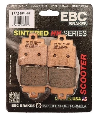 EBC SFA355/4HH SINTERED SCOOTER PAD FREN BALATASI SET