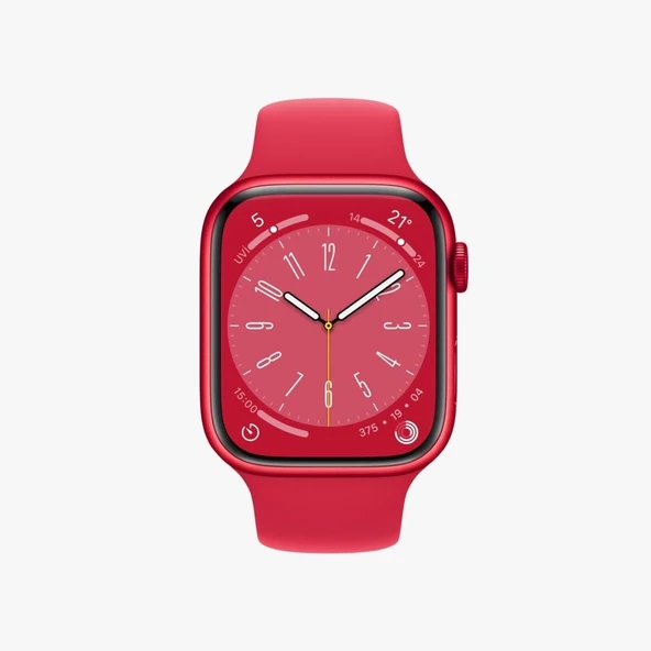 Apple Watch Series 8, 45mm Kırmızı Akıllı Saat