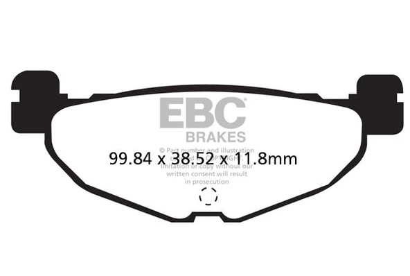 EBC SFA408 SCOOTER FREN BALATASI