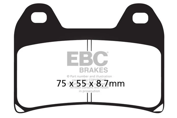 EBC FA244HH DOUBLE H SINTER FREN BALATASI
