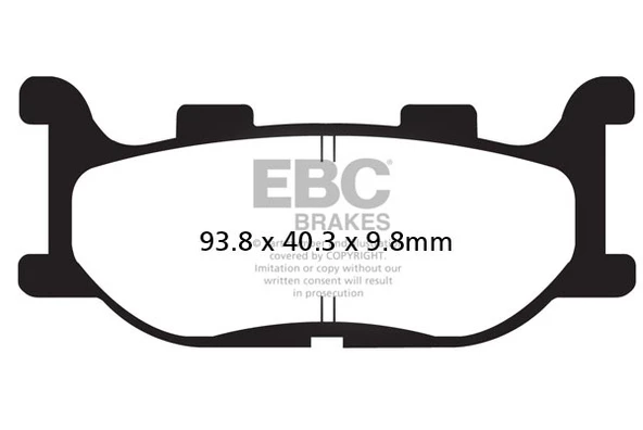 EBC SFA199HH SINTER SCOOTER PERFORMANS FREN BALATASI