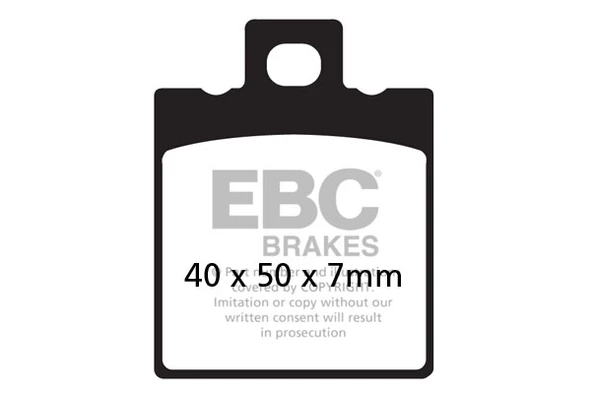 EBC DUCATI MONSTER 695 07-08 ARKA FREN BALATASI