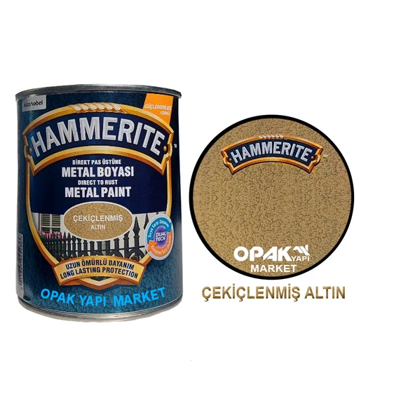 Marshall Hammerite Çekiçlenmiş Altın 0,75 Lt 1 Kg ürün görseli 1