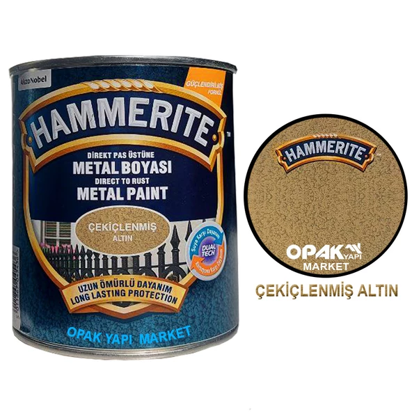 Marshall Hammerite Çekiçlenmiş Altın 2,5lt (3,5 Kg)