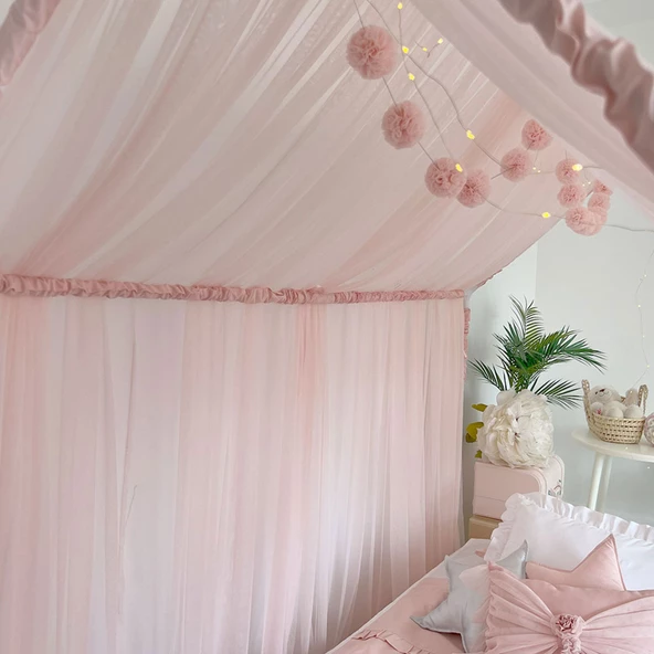 Pamuka Tül Pembe Prenses Oyun Evi - 4