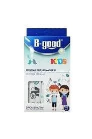 B GOOD KIDS DESENLİ TIBBİ ÇOCUK MASKESİ 3KATLI