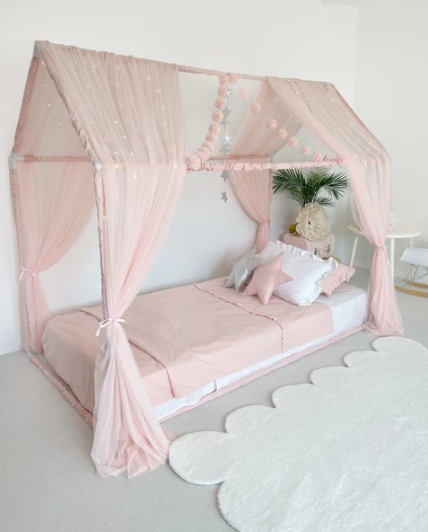 Pamuka Tül Pembe Prenses Oyun Evi - 5