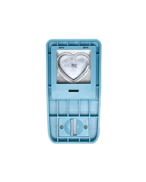 Kamei Süper Şekilli Delgeç Kalp 1.3 cm KM5805 - 5