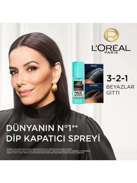 L'oréal Paris Magic Retouch Beyaz Dipleri Kapatıcı Sprey 75 Ml - Kahverengi - 2