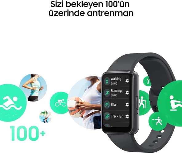 Samsung Galaxy Fit 3 Gri Akıllı Bileklik - Outlet - 4