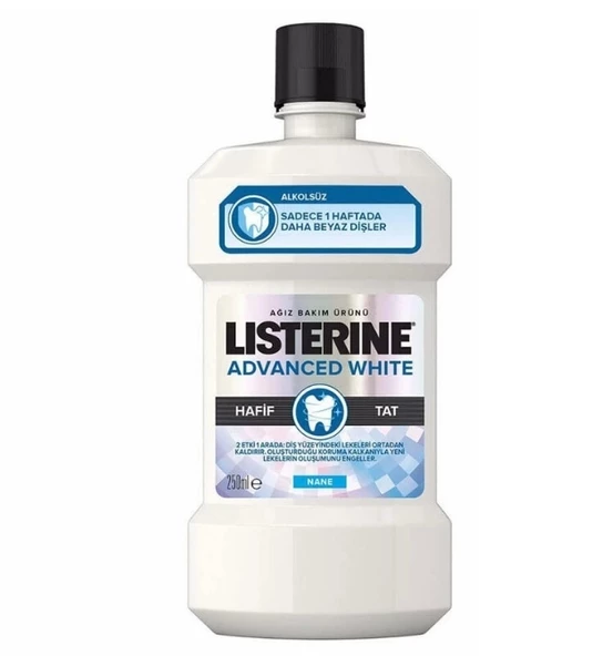 Listerine Advanced White Hafif Tat Çalkalama Suyu 250 ml