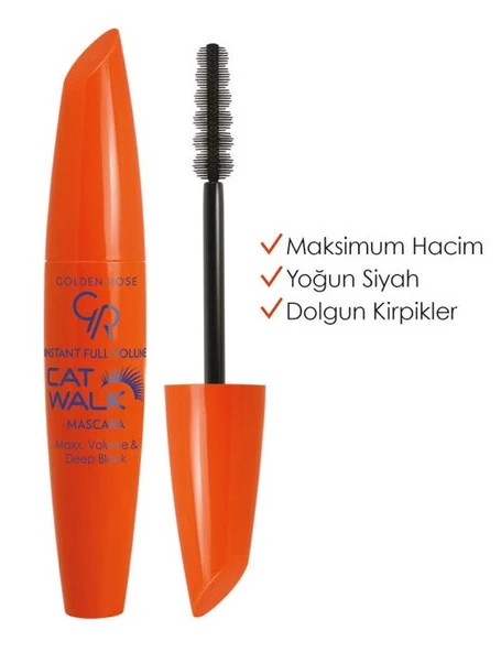 GOLDEN ROSE MASKARA & CATS WALK MASCARA HACİM VEREN