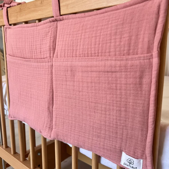 Pamuka Müslin Beşik Organizer-Pudra - 4